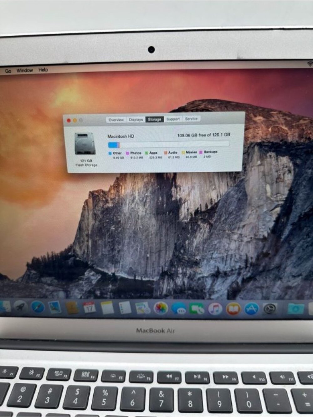 Apple MacBook Air 13" A1466 Early 2014 Intel Core i5 1.4GHz 4GB 128GB SSD - Picture 4 of 16